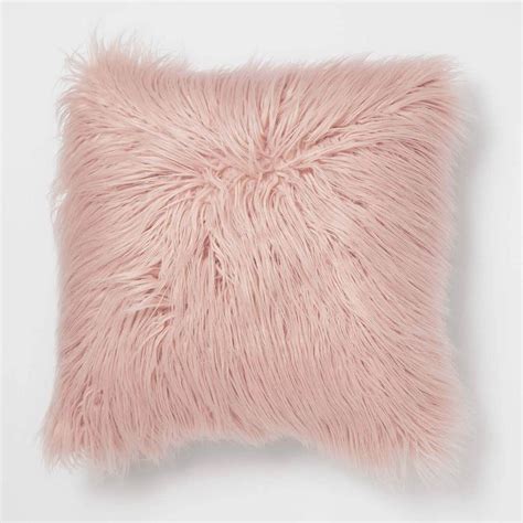 Dormify Faux Fur Throw Pillow Dorm Essentials Dormify Dorm Pillows Throw Pillows Dorm