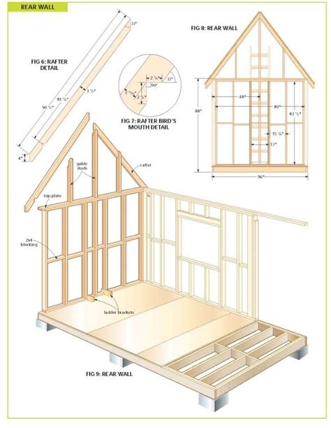 Completely Free 108 Sq Ft Cottage Wood Cabin Plans Building A Tiny