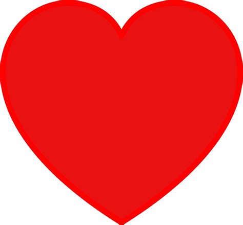 Big Red Heart Drawing Free Image Download