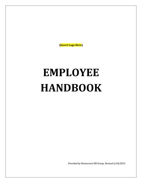 Company Driver Handbook Template