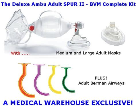 Spur Ii Adult Bag Valve Mask By Ambu® Medical Warehouse