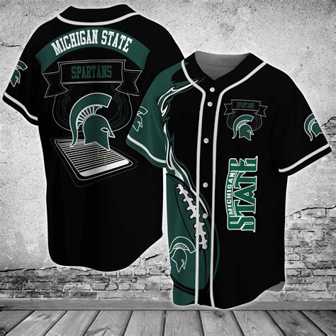 Michigan State Spartans Ncaa 1 Baseball Jersey Shirt Classic Homefavo