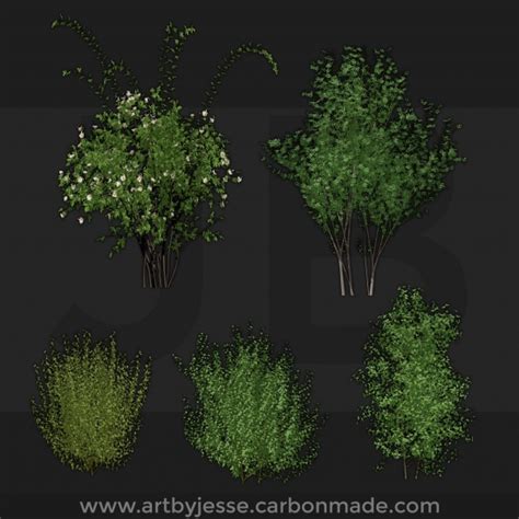 Xfrog Trees Low Poly Trees 3