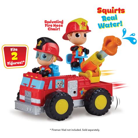Vlad And Niki Fire Truck With Firefighter Niki Toys R Us Canada