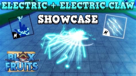 Electric Electric Claw Showcase ⚡ Blox Fruits Youtube