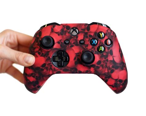 Red Skulls Proflex Xbox One Silicone Controller Skin Cover Case