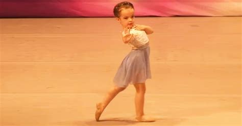 4 Year Old Prepares For Dance Competition Only To Look Up And Win