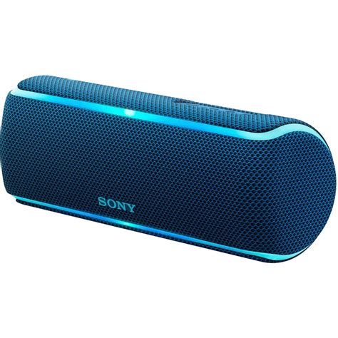 Sony Portable Wireless Bluetooth Speaker In Blue Srsxb21li Ebay