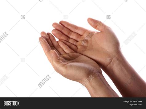 Two Palms Open Gesture Image And Photo Free Trial Bigstock