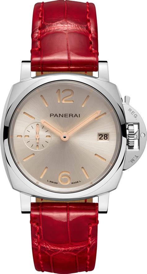 Panerai Luminor Due 38 Mm Watch In Ivory Dial