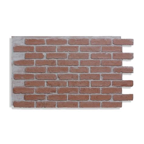 Red Faux Brick Panels Brick Veneer At