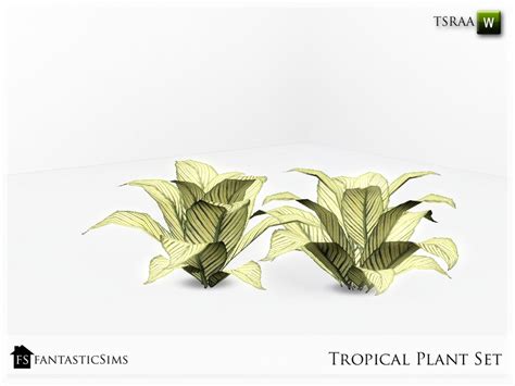 The Sims Resource Tropical Plant Set