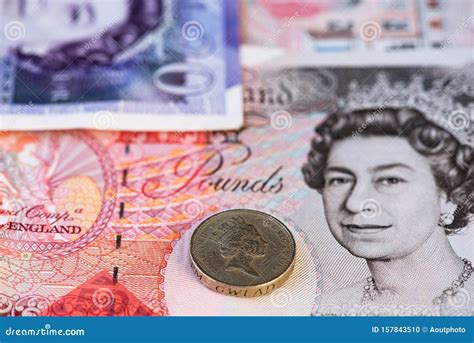 British Pound Sterling Currency Background British Currency Editorial
