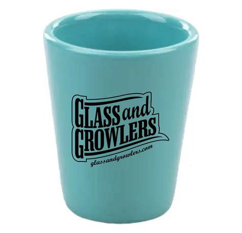 Ceramic Shot Glasses 1 5oz Assorted Colors Glass And Growlers