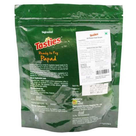 Buy Tasties Ready To Fry 3d Potato Long Square Tube 150 Gm Online At Best Price Of Rs 55 Bigbasket