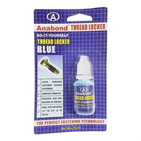 11 Anabond 122 10 Ml Blue Thread Locker At Rs 27piece Anabond