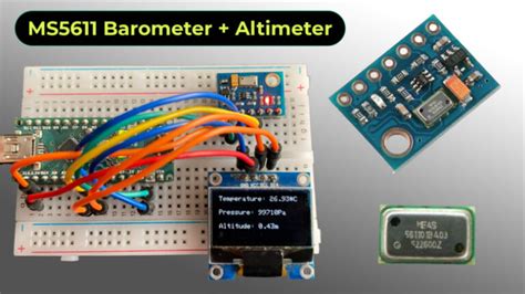Interface Ms5611 Barometeraltimeter Sensor With Arduino