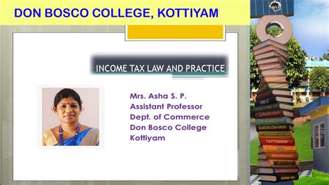 Income Tax Law And Practice Lecture Youtube