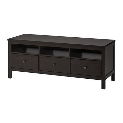 Hemnes Tv Stand Black And Brown 50297046 Reviews Price Where To Buy
