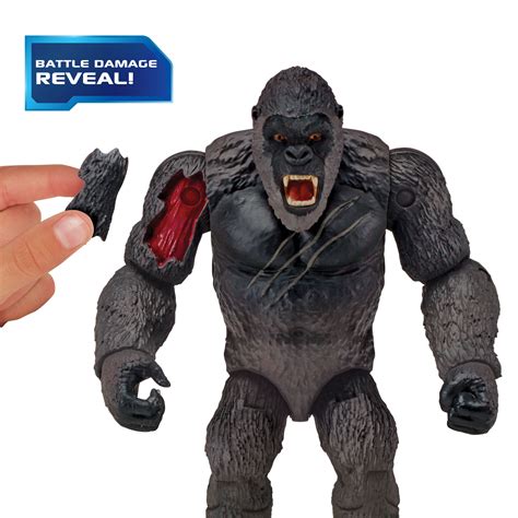 Kong 2021 bundle of 4 monsterverse movie series 6 action figures: Godzilla vs Kong toys give us our first look at the epic showdown