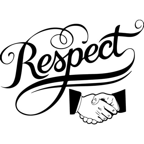 Sticker Desing Respect Stickers Texte Personnalisable Proverbes