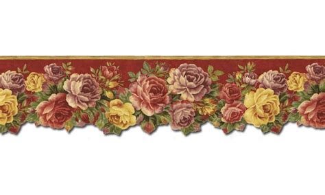 Floral Borders Floral Wallpaper Border Kc327b Floral Wallpaper