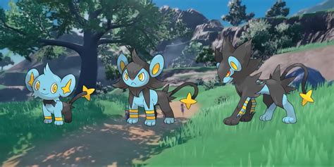 pokemon scarlet and violet how to catch and evolve shinx into luxray