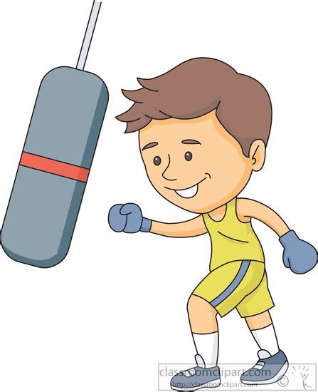 Boxing Clipart Punching A Boxing Bag Clipart 6162 2 Classroom Clipart