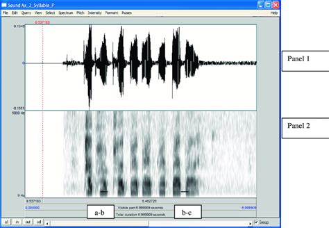 Waveform And Spectrogram Displaying The Acoustic Pattern For The