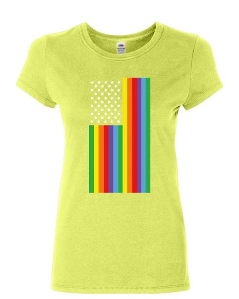 Gay Pride Rainbow Flag Cotton T Shirt Lgbtq Love Wins Equality Ebay