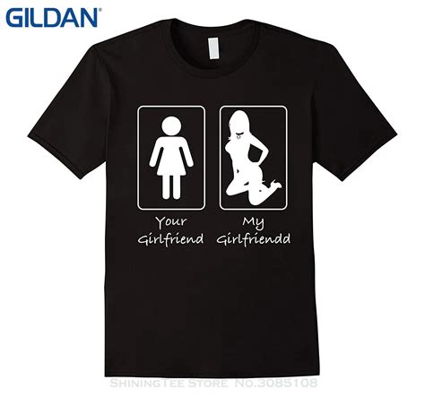Gildan Print T Shirt Summer Casual Your Girlfriend My Girlfriend Submissive Girl T Shirt Bdsm In