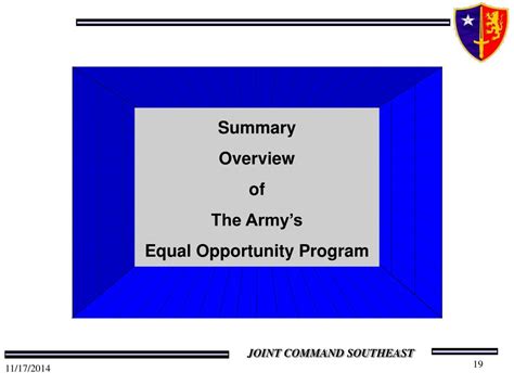 Equal Opportunity Army Powerpoint Army Military