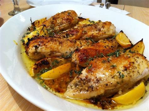 Bake for 30 to 40 minutes, depending on the size of the chicken breasts, until the chicken is done and the garlic & herb tomatoes. Baked Herb Lemon Chicken - Andicakes