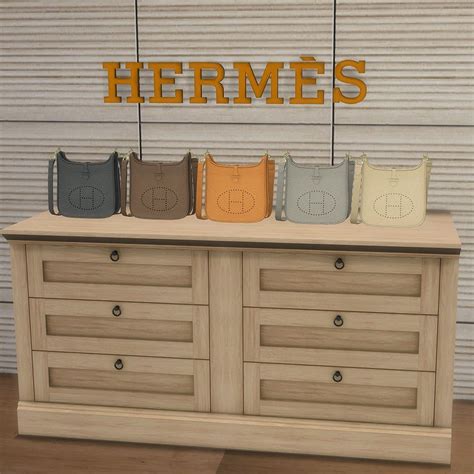 HermÈs Evelyne Bag Vol1 Sims 4 Cc Furniture