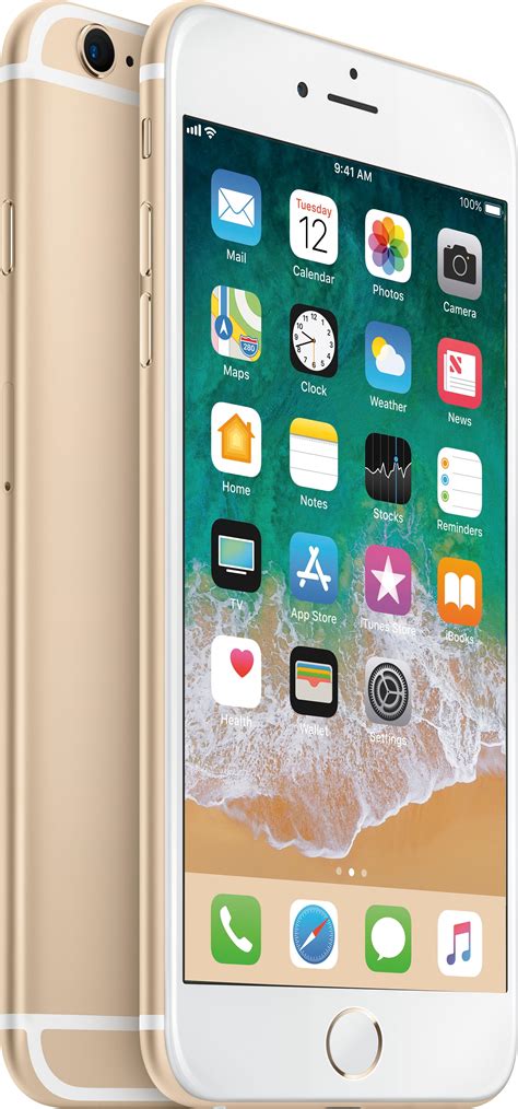 Best Buy Apple Iphone 6s Plus 16gb Gold Verizon Mkv62lla