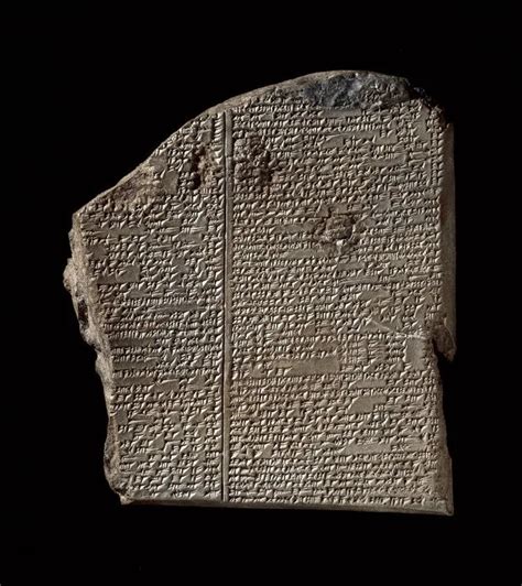 Tablet Of The Gilgamesh Epic Written In Akkadian 20th Century Bce