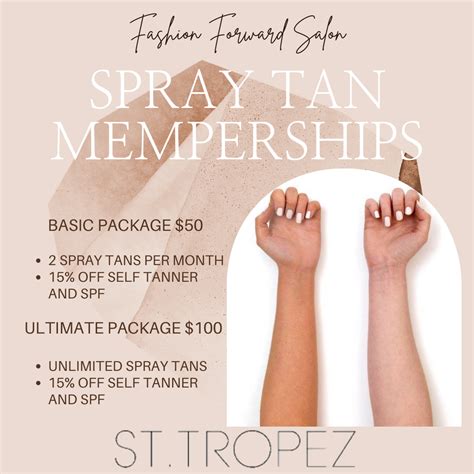 Spray Tanning Fashion Forward Salon And Medspa