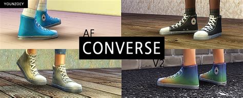 My Sims 4 Blog Converse Sneakers For Males And Females By Youngzoey