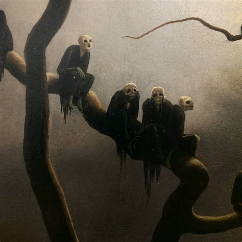 Ghosts On A Tree 1933 By Austrian Painter Franz Sedlacek 1891 1945