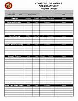 Exercise Program Design Template