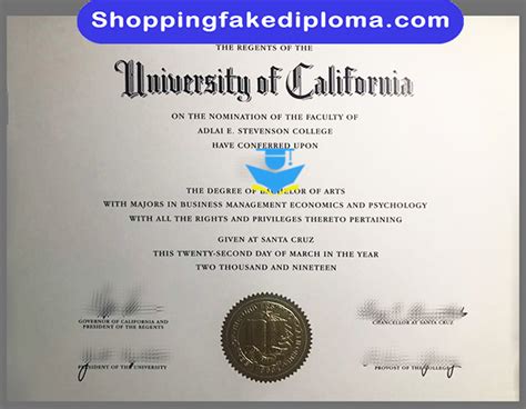 The UC Santa Cruz Fake Degree | Buy fake Diploma|Buy Degree certificate