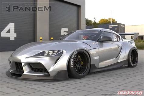 Pandem Full Wide Body Kit Frp W Wing Toyota Supra A90 2020 2021 66910400