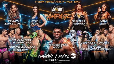 Aew Rampage Preview For June