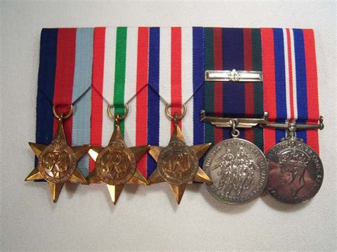 What Is This Ribbon Bar Worn By A Canadian Soldier Great Britain