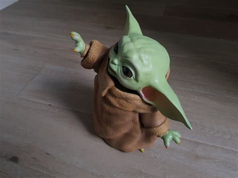 Replica Baby Yoda Realistic Grogu Sculpture The Etsy