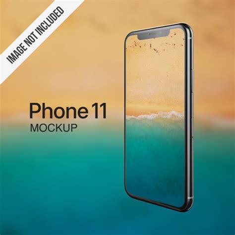 Use this iphone psd to showcase your ui designs. Phone screen mockup | Premium PSD File