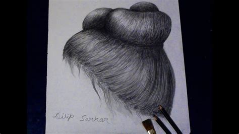 Roughly, sketch your hair out. how to draw realistic hair for beginners step by step ...