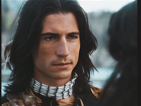 Handsome Native American Actor With Long Hair