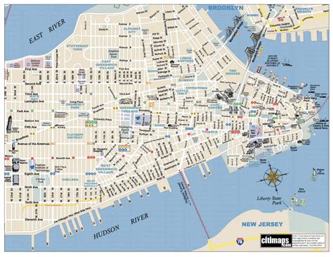 Cartine New York Mappa New York Metro Nyc E Molte Altre