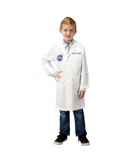 The Costume Center White Rocket Science Lab Coat Halloween Accessory